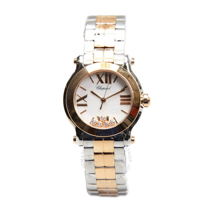 Chopard, Happy Sport Mini White Dial Ladies Watch