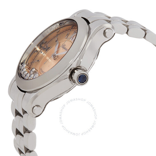 شوبارد، ساعة هابي سبورت النسائية بمينا وردي