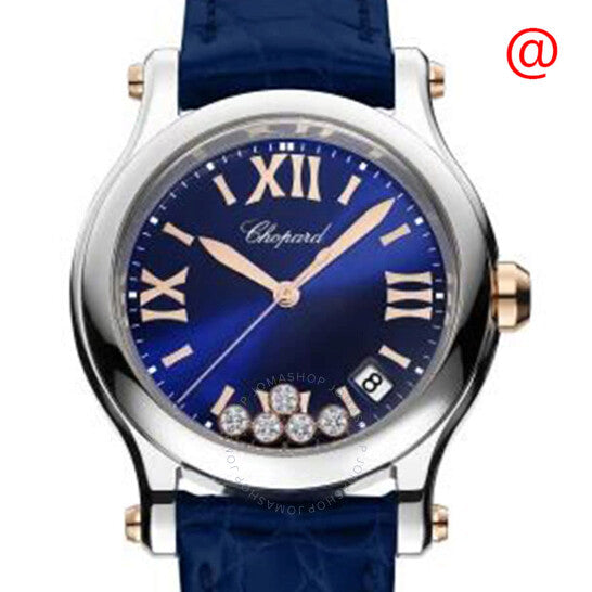 Chopard, Happy Sport Quartz Blue Dial Ladies Watch