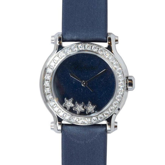 شوبارد، ساعة هابي سبورت كوارتز دايموند مينا زرقاء للسيدات