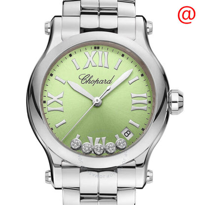 Chopard, Happy Sport Quartz Green Dial Ladies Watch
