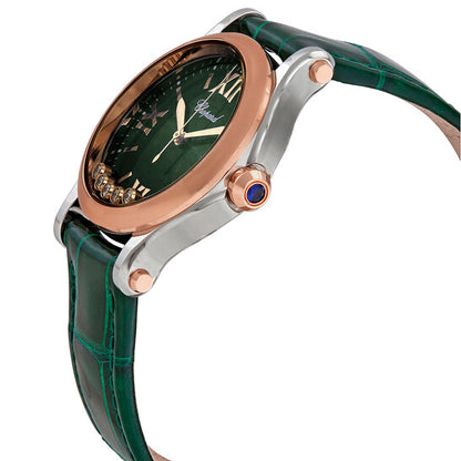 Chopard, Happy Sport Quartz Green Dial Ladies Watch