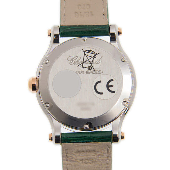 Chopard, Happy Sport Quartz Green Dial Ladies Watch