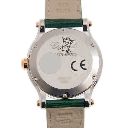 Chopard, Happy Sport Quartz Green Dial Ladies Watch