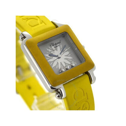 شوبارد، ساعة هابي سبورت النسائية بمينا فضي