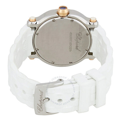 Chopard, Happy Sport Silvertone Guilloche Dial Ladies Watch