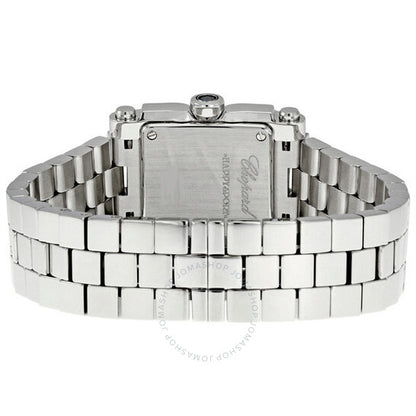 Chopard, Happy Sport Square Steel Diamond Ladies Watch
