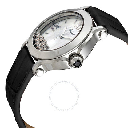 شوبارد، ساعة هابي سبورت النسائية المصنوعة من الفولاذ المقاوم للصدأ