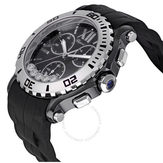 Chopard, Happy Sport Steel and Diamond Ladies Watch