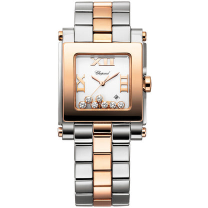 شوبارد، ساعة هابي سبورت النسائية ذات المينا الأبيض