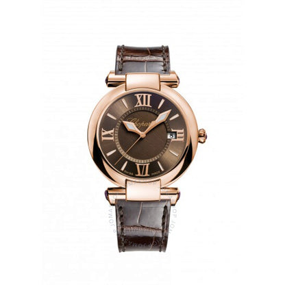 Chopard, Imperiale Brown Dial 18K Rose Gold Ladies Watch