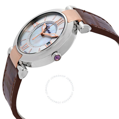 Chopard, Imperiale Mother of Pearl Dial Leather Ladies Watch
