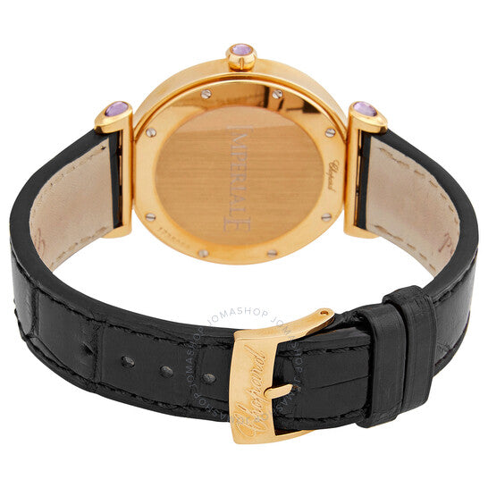 شوبارد، ساعة إمبريال كوارتز نسائية بمينا بيضاء