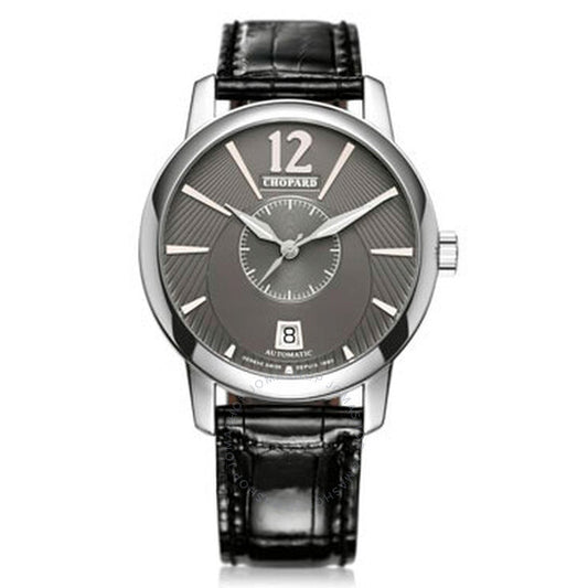 شوبارد، ساعة LUC Classic Twin Jose Carreras أوتوماتيكية للرجال بمينا أسود