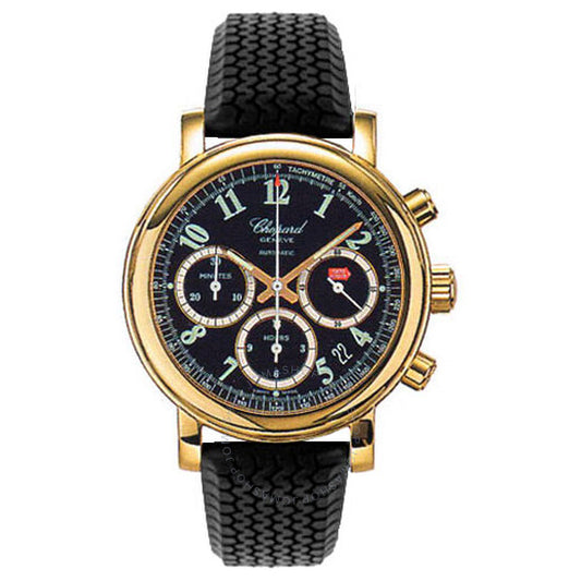 Chopard, Mille Miglia 18k Yellow Gold Black Rubber Chronograph Men's Watch