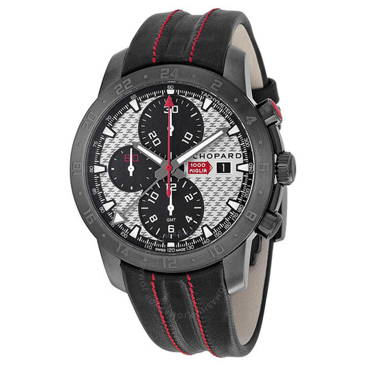 Chopard, Mille Miglia Zagato Automatic Silver Dial DLC-coated Stainless Steel Men's Watch