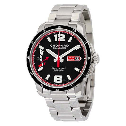 Chopard, Millie Miglia GTS Automatic Black Dial Silver Stainless Steel Men's Watch