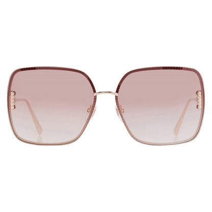 Pink Gradient Square Ladies Sunglasses