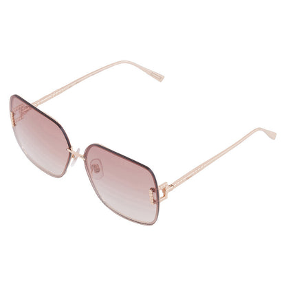 Pink Gradient Square Ladies Sunglasses
