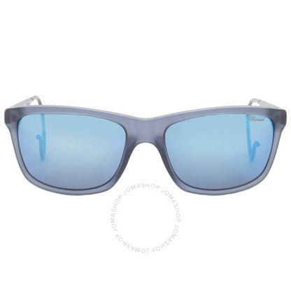 Chopard, Polarized Blue Square Men's Sunglasses