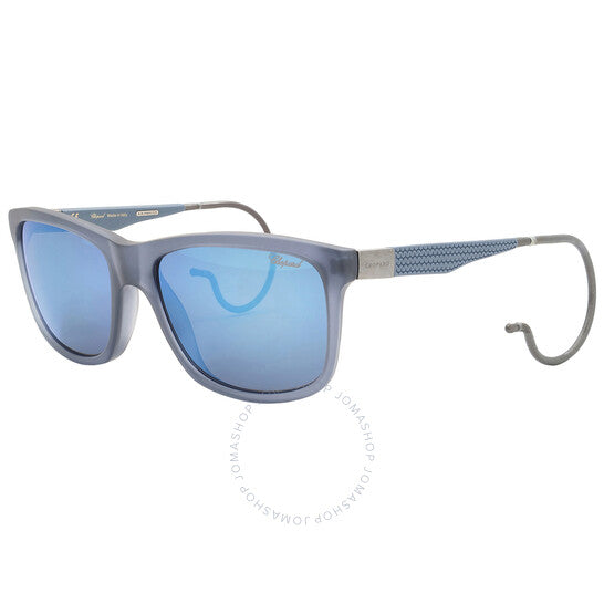 Chopard, Polarized Blue Square Men's Sunglasses