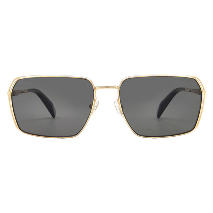 Polarized Brown Rectangular Men's Sunglasses