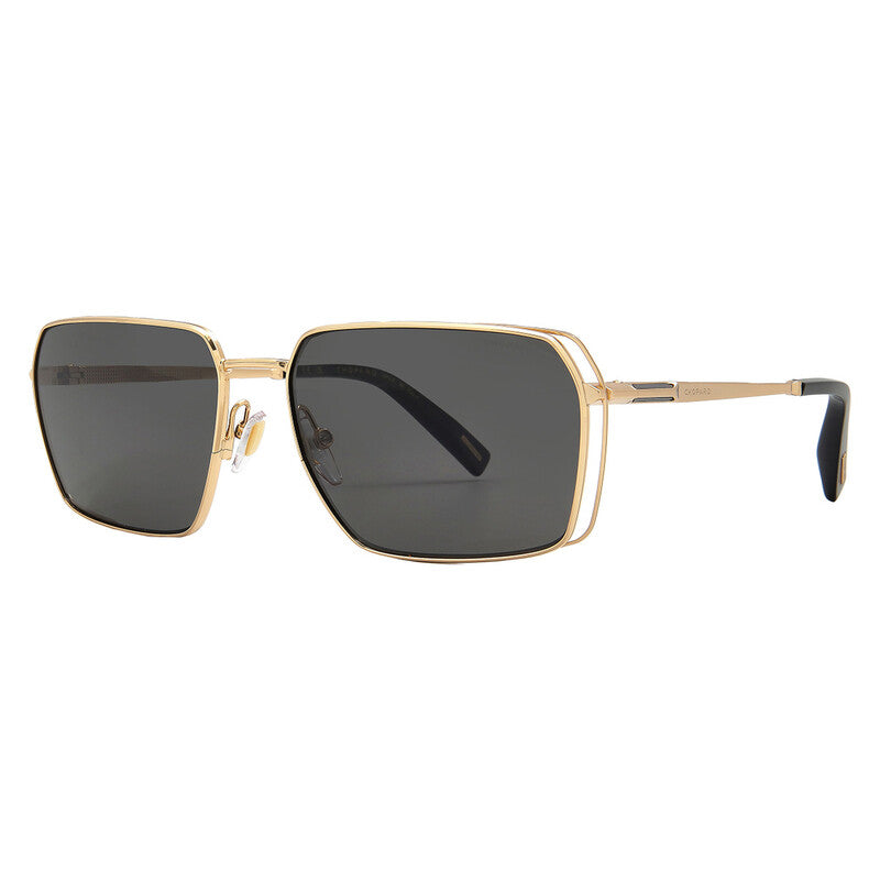 Polarized Brown Rectangular Men's Sunglasses