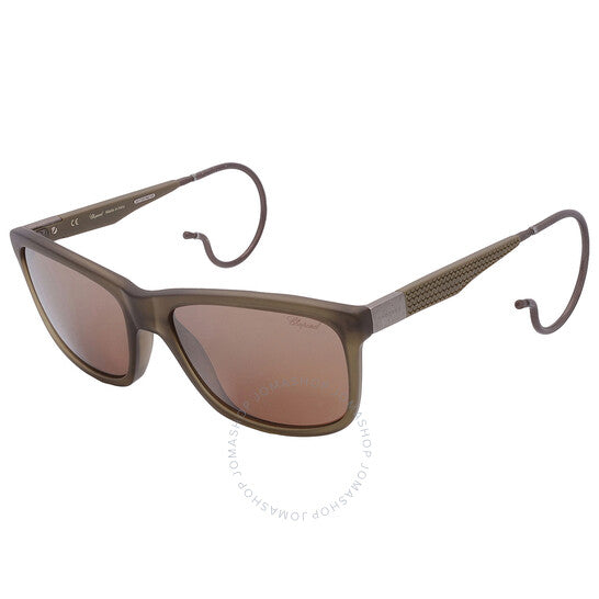 نظارة شمسية رجالية مربعة مستقطبة من شوبارد، باللون البني