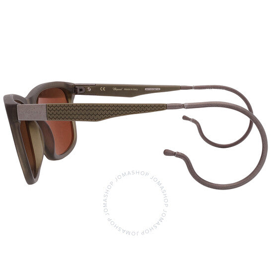 نظارة شمسية رجالية مربعة مستقطبة من شوبارد، باللون البني