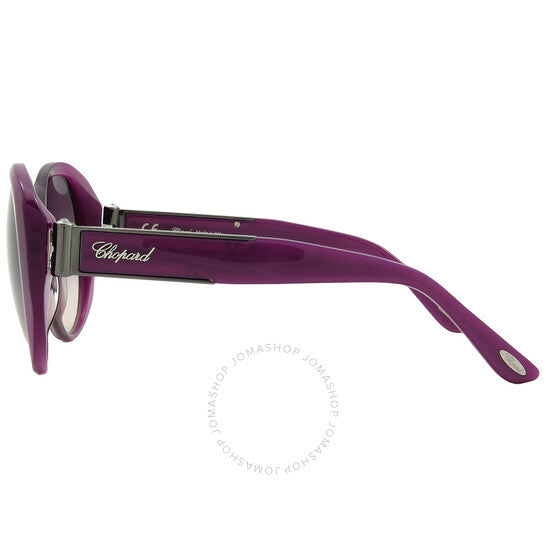 Chopard, Purple Gradient Oval Ladies Sunglasses