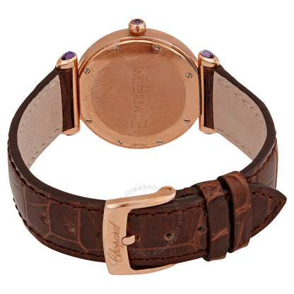 شوبارد، ساعة نسائية كوارتز بمينا بني