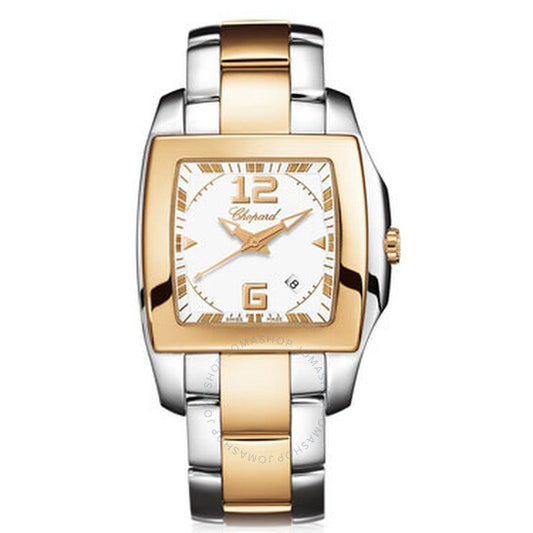 شوبارد، ساعة تو أو تن النسائية ذات المينا الأبيض واللونين