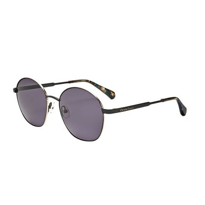Ladies Black Round Sunglasses