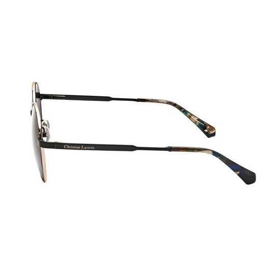 Ladies Black Round Sunglasses