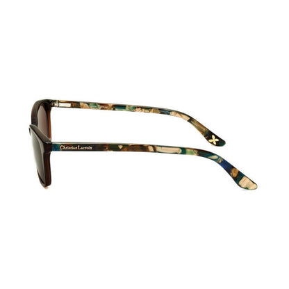 Ladies Brown Rectangular Sunglasses