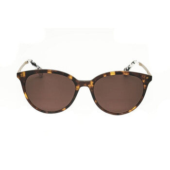 Ladies Brown Round Sunglasses