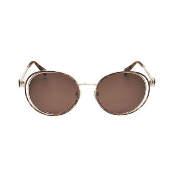 Ladies Brown Round Sunglasses