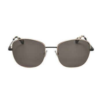 Ladies Gold Tone Square Sunglasses