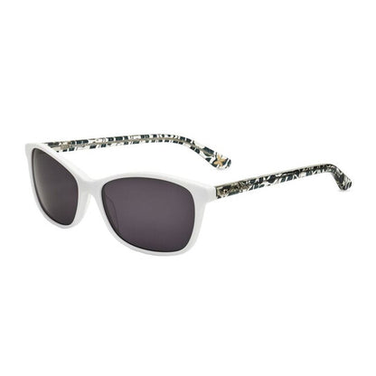 Ladies White Rectangular Sunglasses