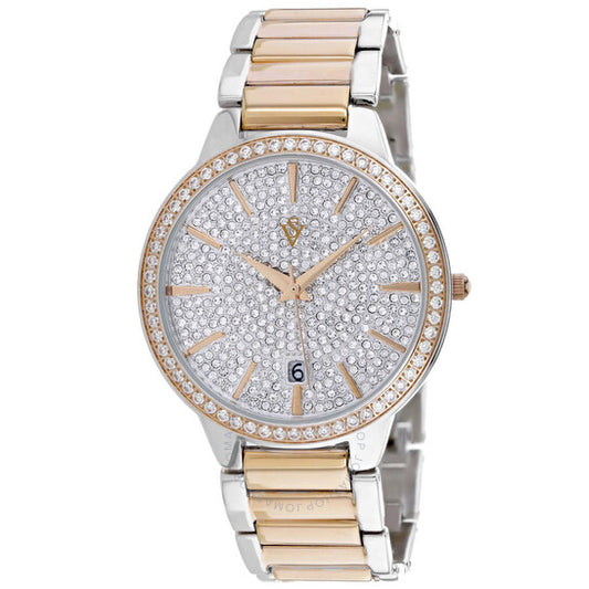 ساعة كريستيان فان سانت، أليسيا كوارتز بمينا فضية للسيدات