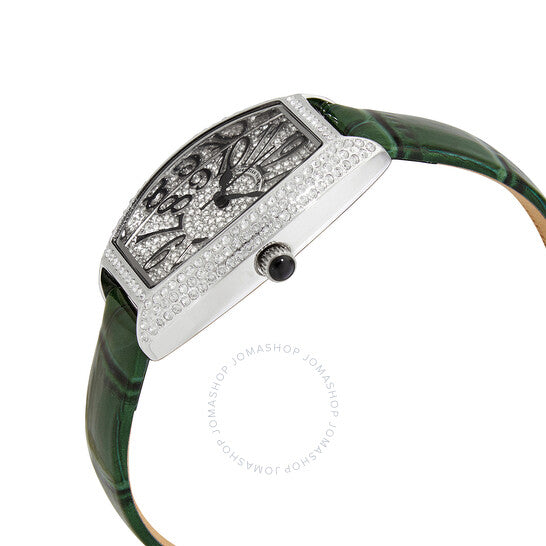 كريستيان فان سانت، ساعة أنيقة للسيدات بمينا أبيض من الكوارتز