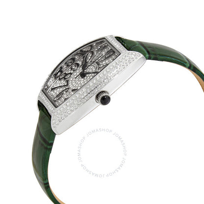 كريستيان فان سانت، ساعة أنيقة للسيدات بمينا أبيض من الكوارتز