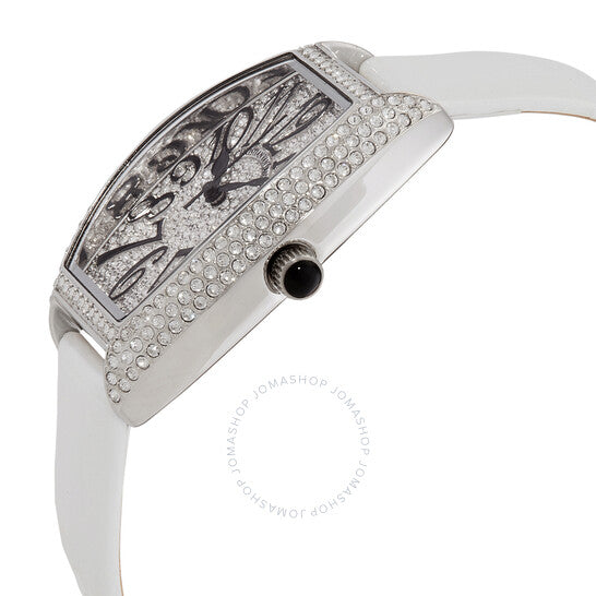 كريستيان فان سانت، ساعة أنيقة للسيدات بمينا أبيض من الكوارتز