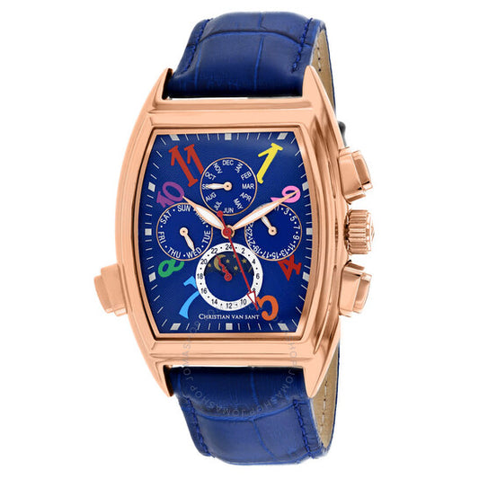 Christian Van Sant, Grandeur Automatic Blue Dial Men's Watch