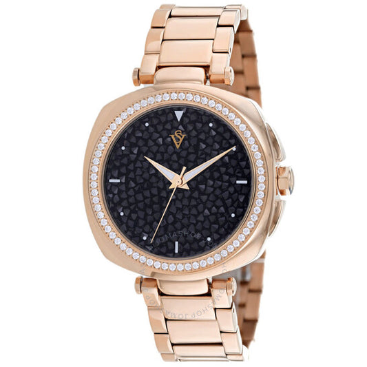 كريستيان فان سانت، ساعة ميرابيلا كوارتز نسائية بمينا سوداء