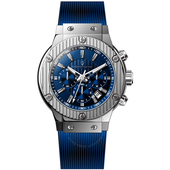 Christian Van Sant, Monarchy Chronograph Quartz Blue Dial Men's Watch