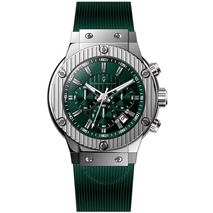Christian Van Sant, Monarchy Chronograph Quartz Green Dial Men's Watch