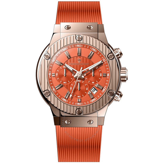 Christian Van Sant, Monarchy Chronograph Quartz Orange Dial Men's Watch