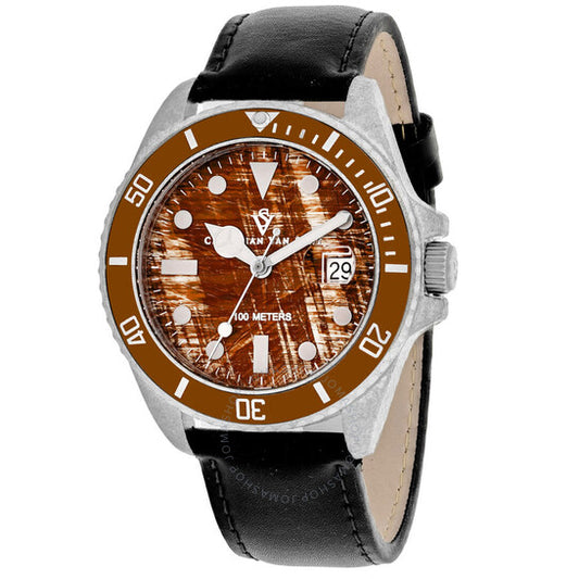 Christian Van Sant, Montego Vintage Quartz Brown Dial Men's Watch