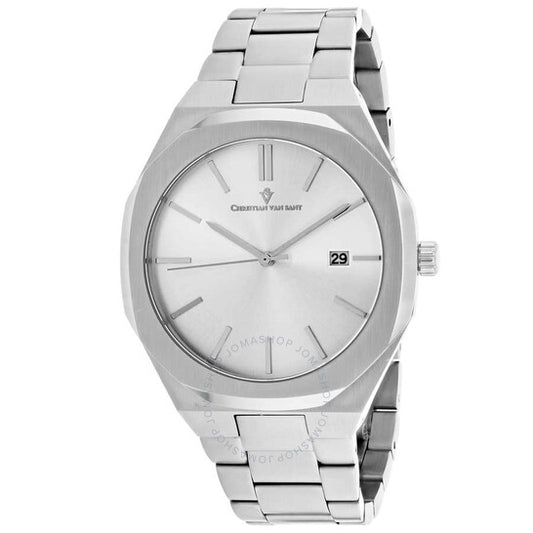 Christian Van Sant, Octavius Slim Quartz Silver Dial Men's Watch
